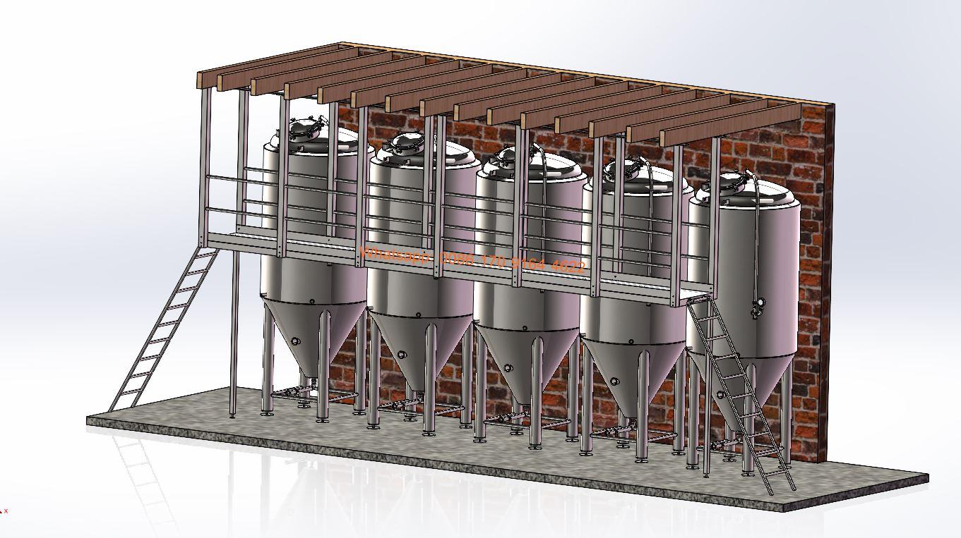 <b>6000L ЦКТ и ферментер для пивоваренные оборудование пивза</b>